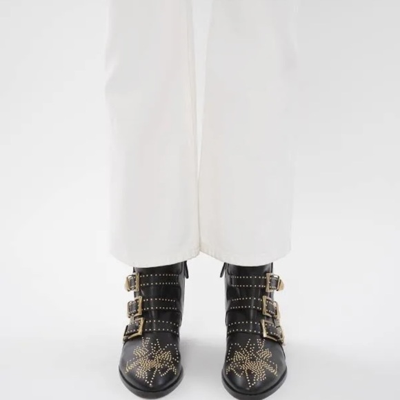 Chloe Gold Susanna Boots - New in Box - Picture 11 of 15